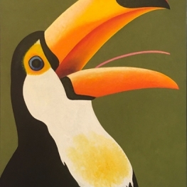 Portret van een toekan Portret van een toekan