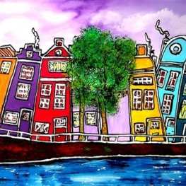 I love Amsterdam op aluminium I love Amsterdam op aluminium