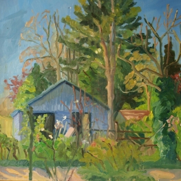Blauwe tuinhuis Blauwe tuinhuis