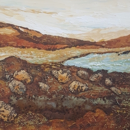 Landschap met stenen. Landschap met stenen.