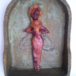 Asjera figurine Godin in Tempel Asjera figurine Godin in Tempel