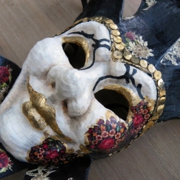 ITALIE - ARLECCHINO Masker ITALIE - ARLECCHINO Masker