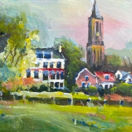Zicht op Amerongen Zicht op Amerongen