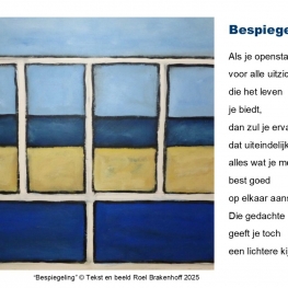 Kunstkaart Bespiegeling Kunstkaart Bespiegeling