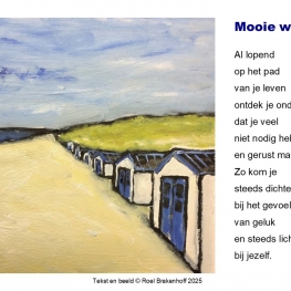 Kunstkaart Mooie weg Kunstkaart Mooie weg