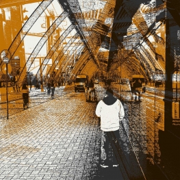 Droog appen - digitale art-print Droog appen - digitale art-print
