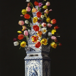 Bloemstillevens met Tulpenvaas (van Royal Delft) Bloemstillevens met Tulpenvaas (van Royal Delft)