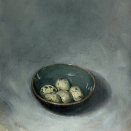 Stilleven met kwarteleitjes Stilleven met kwarteleitjes