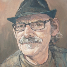 Portret van man en hoed Portret van man en hoed