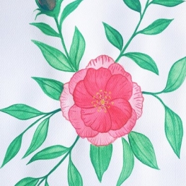 Aquarel Roos Aquarel Roos