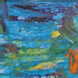 Abstract blauw Abstract blauw
