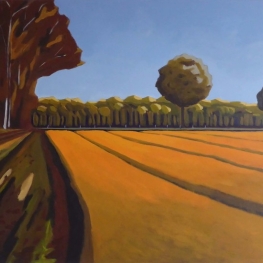 Stil veld in de herfst; Champs d'automne Stil veld in de herfst; Champs d'automne