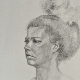 Tunesische vrouw en face Tunesische vrouw en face