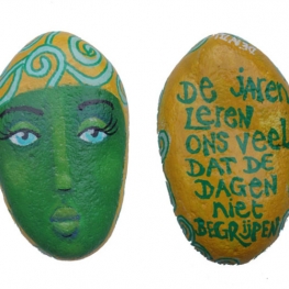 painted stone painted stone