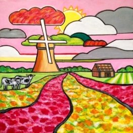 Hollands landschap Hollands landschap