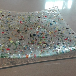 Schaal met confetti mix Schaal met confetti mix