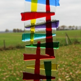 Tuinsteker met stroken Tuinsteker met stroken