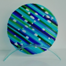 Cirkel in blauw en groene tinten Cirkel in blauw en groene tinten
