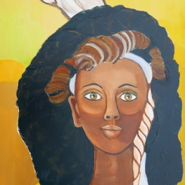Portret 'Donkere dame' Portret 'Donkere dame'