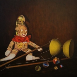 Harlekijn met diabolo Harlekijn met diabolo