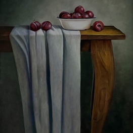 Tafel met pruimen Tafel met pruimen