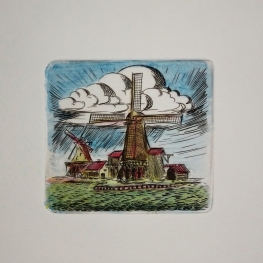 Molens aan de Zaan (ingekleurd) Molens aan de Zaan (ingekleurd)