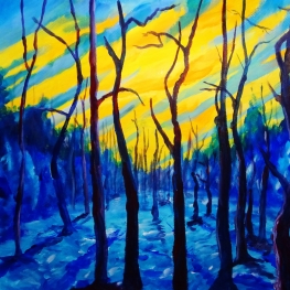 Blauw bospad Blauw bospad