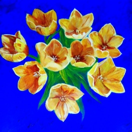 tulpen van boven (gezien) tulpen van boven (gezien)