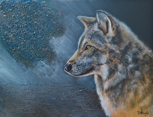 schilderijen van wolven