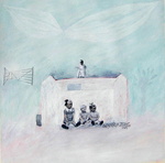 Werken in Acryl op papier en doek