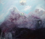 Werken in Acryl op papier en doek
