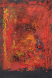 colorfields en monochrome Art -Mixed Media