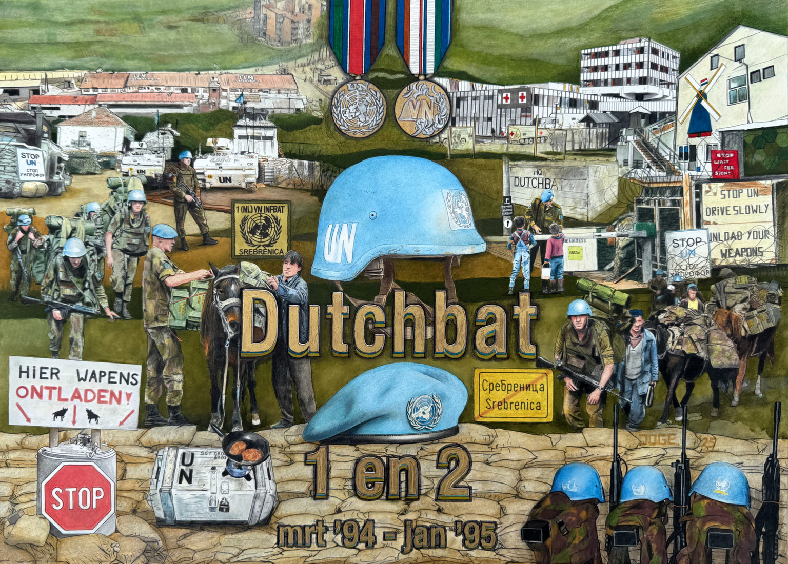 Herdenking 30jr Dutchbat 1 en 2