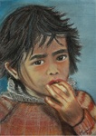 Hier vind je portretten van mooie,bijzondere,aparte mensen .Getekend met pastelkrijt en pastelpotlood .