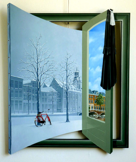 LEIDEN-CUM LAUDE (Giclee-kleurvaste kunstreproductie)