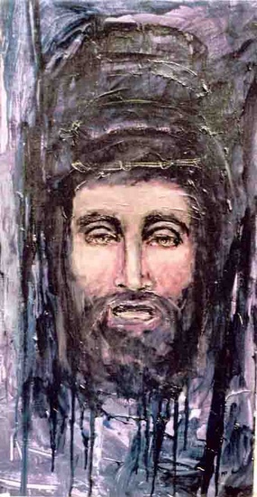 Christus op de koude steen
