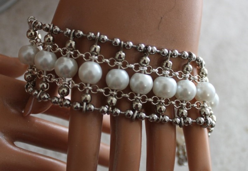 Armband Esmeralda white