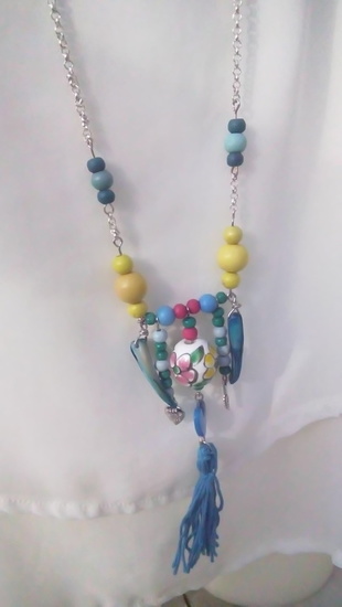 Ibiza ketting statement kleur