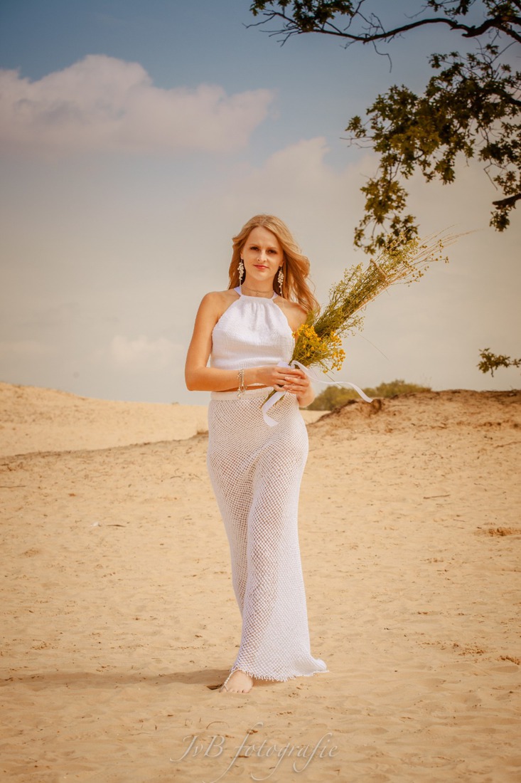 Two-piece dress Sky / River