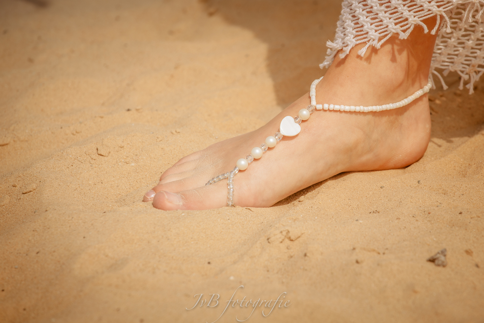 Barefootsandals elastisch met hartje