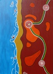 Geïnspireerd op aboriginal art