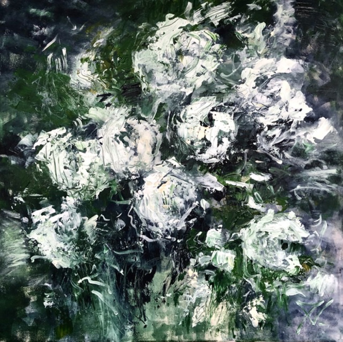 White Flower Garden