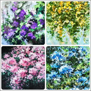 Ontdek kleurrijke bloemenschilderijen in moderne stijl. Unieke kunstwerken met een herkenbare touch voor een stijlvol interieur. Bekijk de collectie.