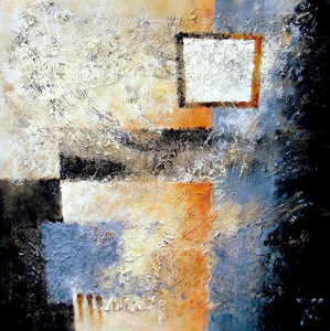 Bekijk abstracte schilderijen met geometrische vormen voor een krachtig, uniek en eigentijds interieur. Klik hier om alle werken te bekijken.
