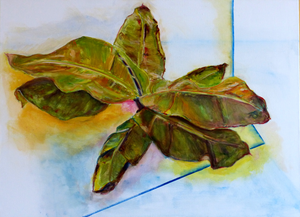 verf - mixed media - op linnen of paneel
