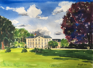 Aquarel is de lastigste schildertechniek, maar je kunt er prachtig gevoelige afbeeldingen mee maken. Voor mij de uitdaging om het zo te schilderen dat het alleen aquarel kan zijn en geen ander schildersmedium.