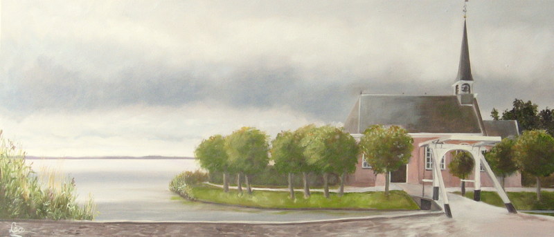 Kerk aan de plas