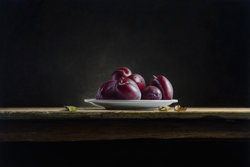 Plate with Plums