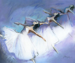 With thanks to the 'Koninklijk Ballet van Vlaanderen', who did not allow me to make paintings of their dancers.