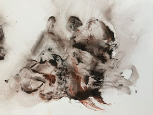 collage inkt on paper